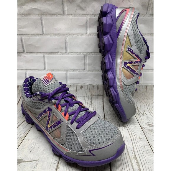 New Balance Women's 750 v3 Running Shoes Purple Gray KJ750PLY Pre-owned Size 7 - Picture 1 of 14